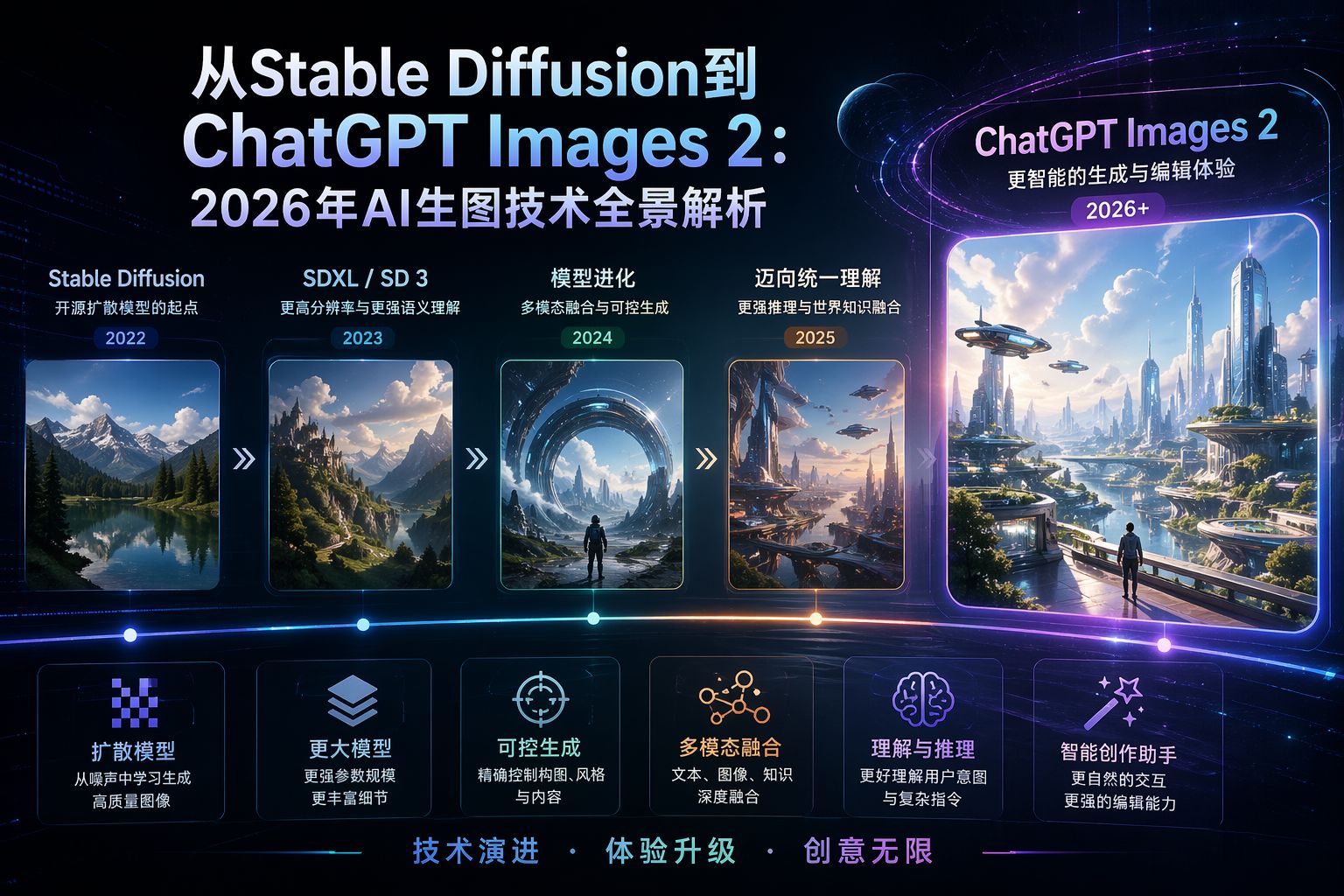 从Stable Diffusion到ChatGPT Images 2：2026年AI生图技术全景解析