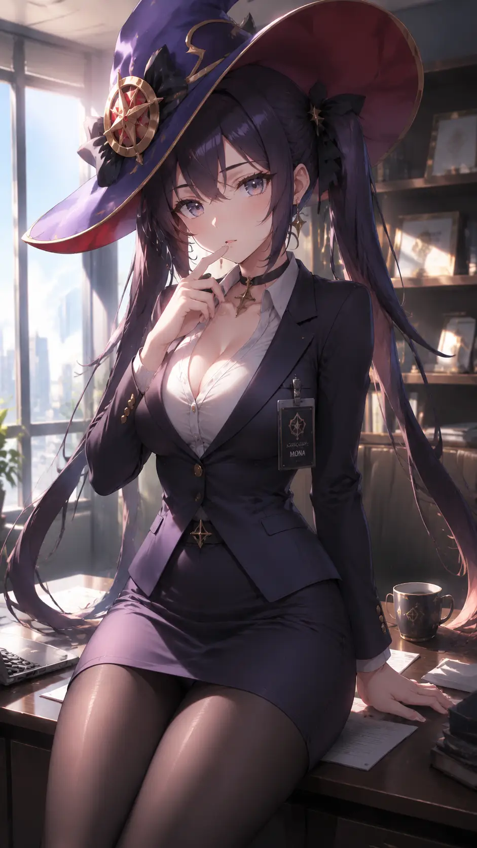 原神莫娜·第01期手机壁纸 — 4