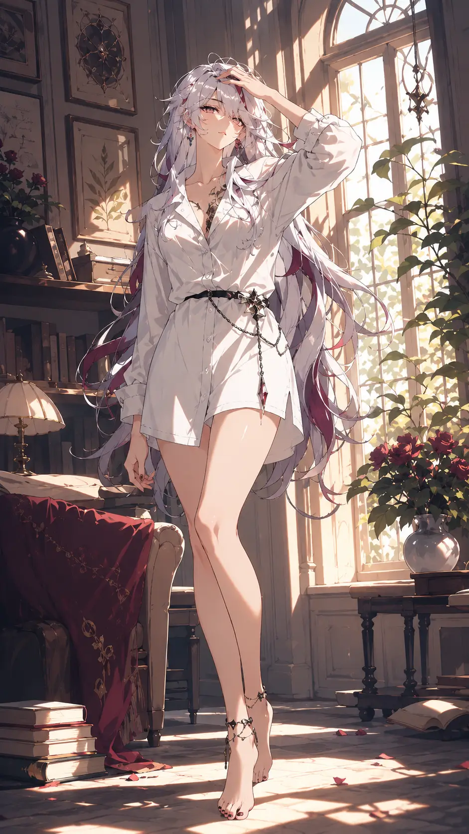 原神-罗莎莉亚·第01期手机壁纸 — 5