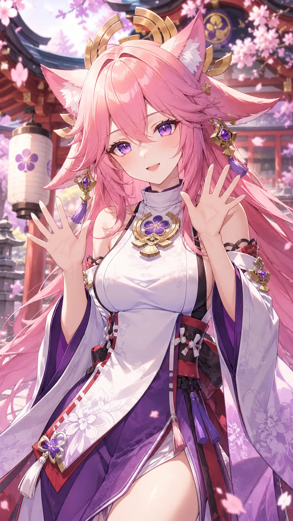 原神-八重神子·第02期手机壁纸 — 2